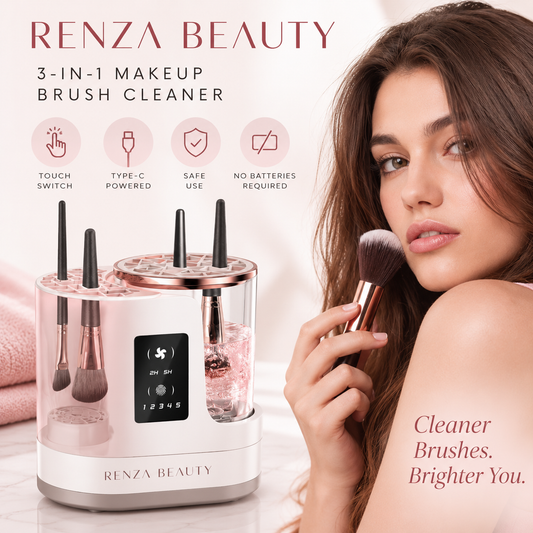 Renza Beauty Electric Makeup Brush Cleaner
